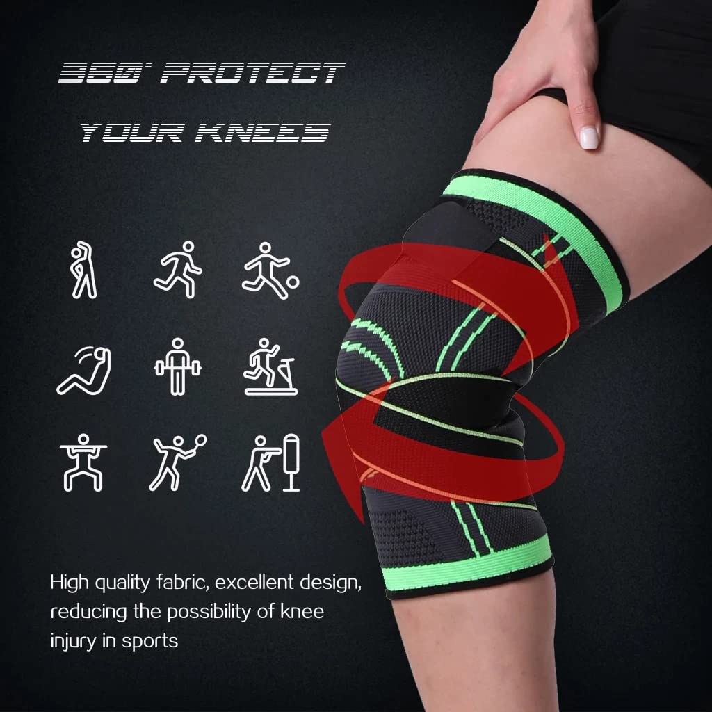 3D Compression Knee Sleeves for Men and Women