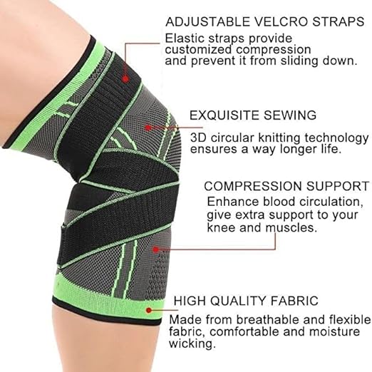 3D Compression Knee Sleeves for Men and Women